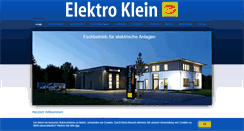 Desktop Screenshot of elektro-klein.com